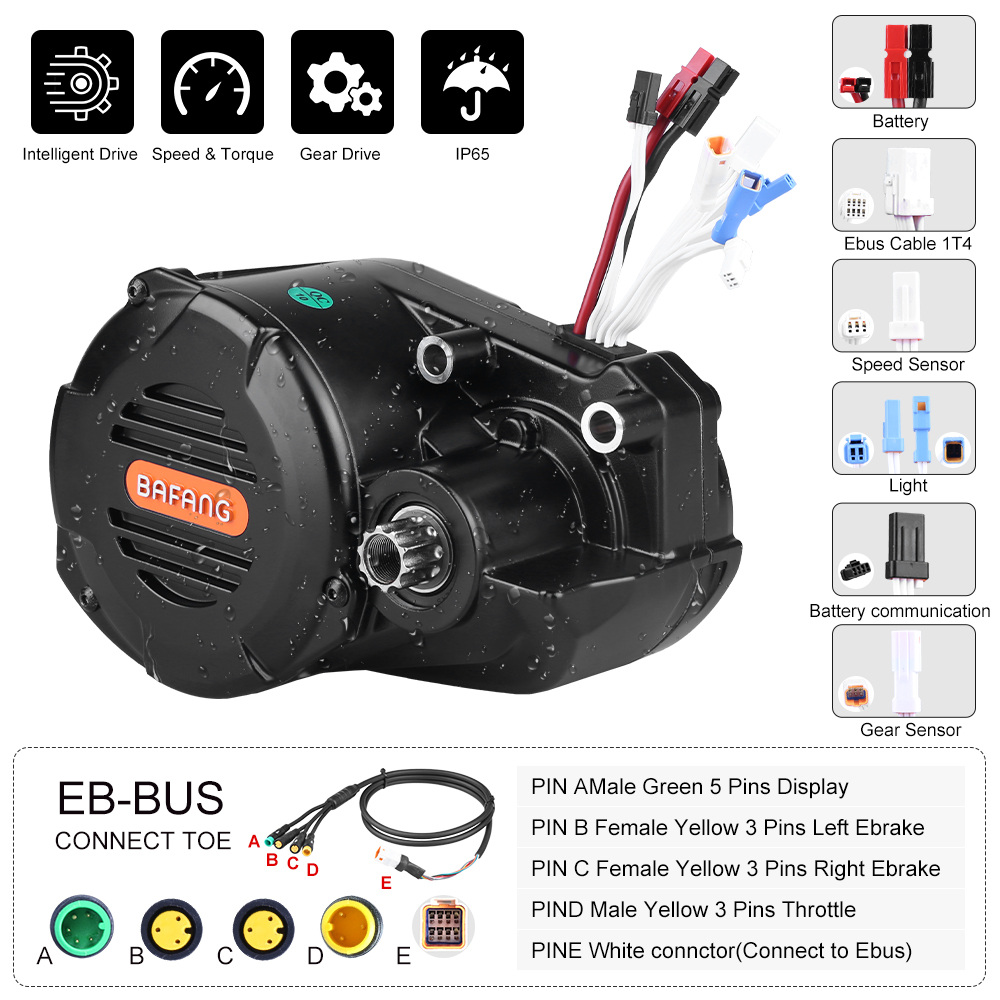 risunmotor M620 G510 48V 52V 1 - Mid Drive Conversion Kit 1000W のレビューと価格